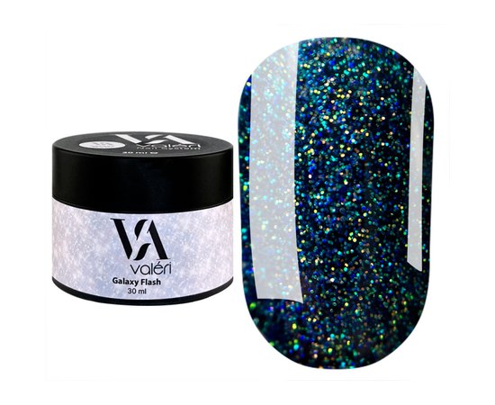 Изображение  Top reflecting without a sticky layer Valeri Top reflecting Galaxy Flash, 30 ml, Volume (ml, g): 30, Color No.: Galaxy