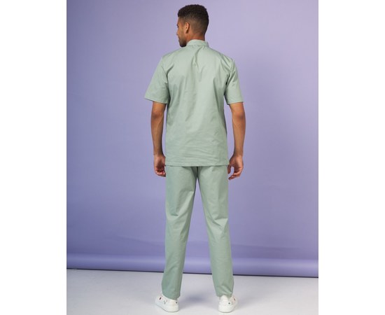 Изображение 2 Medical suit for men London olive-gray s. 46, "WHITE ROBE" 133-357-679, Size: 46, Color: olive-gray