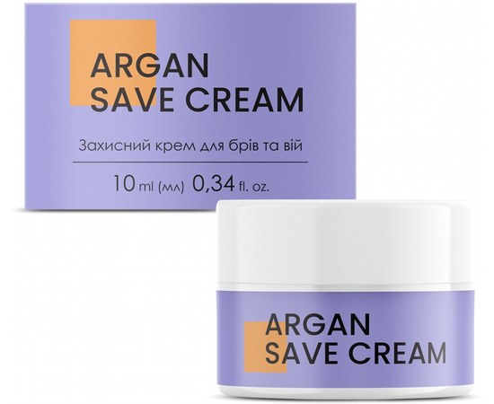 Изображение  Protective argan cream for eyebrows and eyelashes Joly:Lab Argan Save Cream, 10 ml