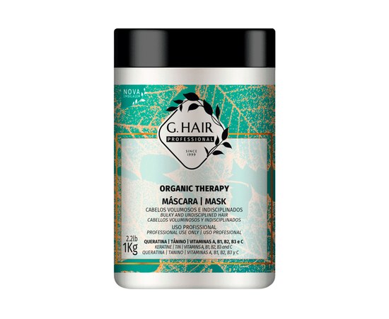 Изображение  Cold botex for hair Inoar G. Hair B-tox Organic Therapy, 1000 g