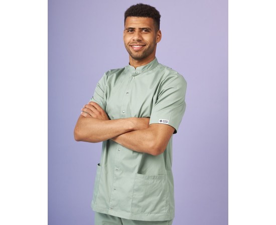 Изображение 3 Medical suit for men London olive-gray s. 46, "WHITE ROBE" 133-357-679, Size: 46, Color: olive-gray