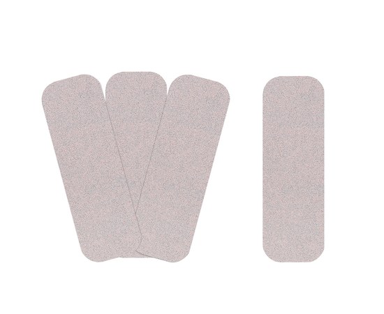 Изображение  Replacement files for pedicure grater Enjoy 12*4 cm, 80 grit, 10 pcs, white