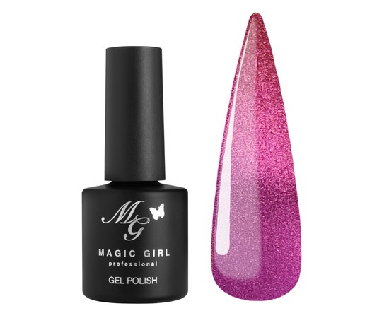 Изображение  Gel polish Magic Girl Avrora max No. 4 pink-violet, 8 ml, Volume (ml, g): 8, Color No.: 4