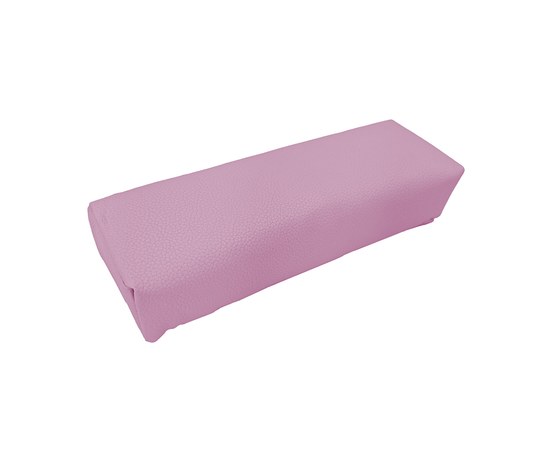 Изображение  Подлокотник для маникюра GF прямоугольный из эко-кожи 30 х 9 х 6 см, розовый