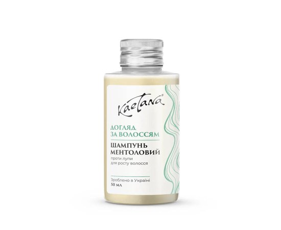 Изображение  Kaetana "Menthol" hair shampoo for dandruff prevention, 50 ml