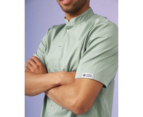 Изображение 9 Medical suit for men London olive-gray s. 46, "WHITE ROBE" 133-357-679, Size: 46, Color: olive-gray