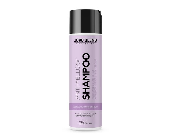 Изображение  Tinting shampoo to neutralize yellowness Joko Blend Anti-Yellow, 250 ml