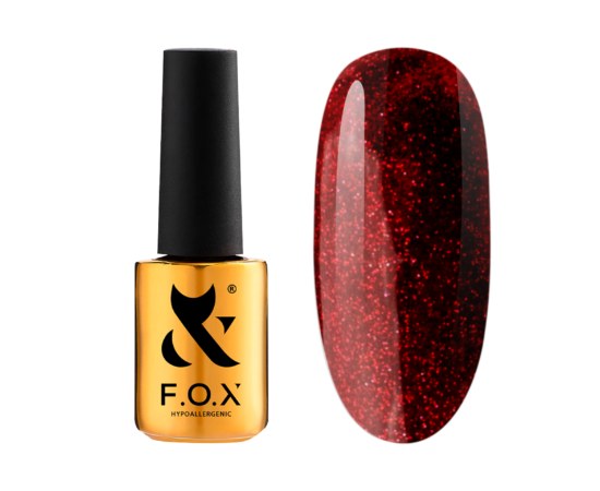 Изображение  Gel nail polish F.O.X Party No. 004, 7 ml, Volume (ml, g): 7, Color No.: 4