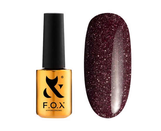 Изображение  Gel nail polish F.O.X Sparkle No. 009, 7 ml, Volume (ml, g): 7, Color No.: 9