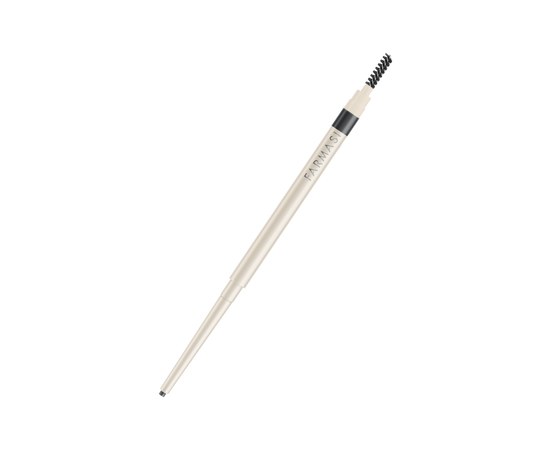 Зображення  Механічний олівець для брів Farmasi зі щіточкою Ebony, 0.08 г