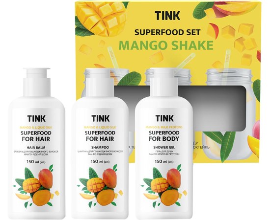 Зображення  Подарунковий набір Tink Superfood Set Mango Shake