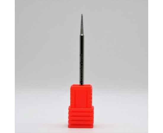 Изображение  Carbide cutter Formula Profi 100-1017 bullet (micro) blunt red diameter 1.8 mm / working part 2.5 mm