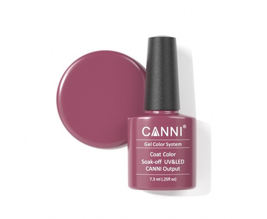 Изображение  Gel polish CANNI 087 rich pink-brown, 7.3 ml, Volume (ml, g): 44992, Color No.: 87