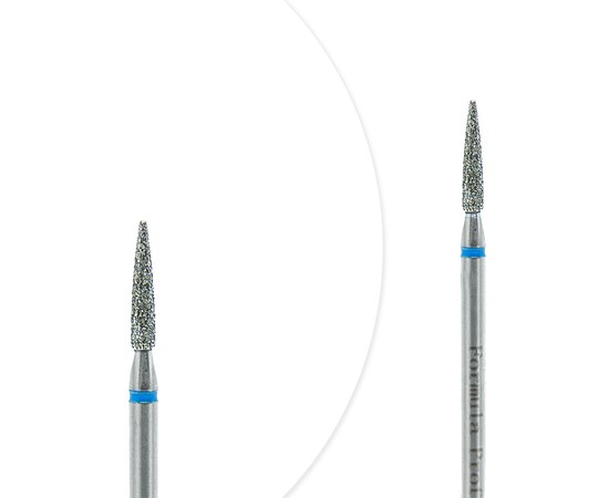 Изображение  Diamond cutter Formula Profi flame (carrot) blue diameter 1.8 mm / working part 10 mm (104.264.524.018)