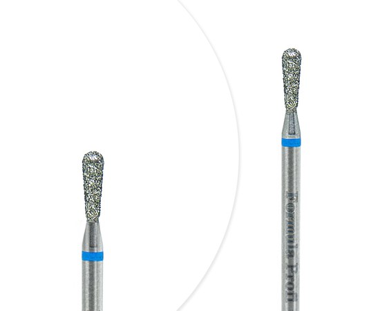 Изображение  Diamond cutter Formula Profi 9410-018 blue pear diameter 1.8 mm / working part 7.5 mm