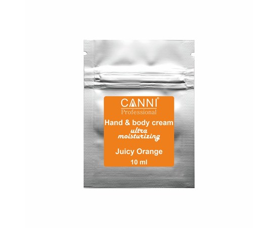Изображение  Крем ультра-увлажняющий для рук и тела CANNI Hand&Body cream сочный апельсин, 10 мл