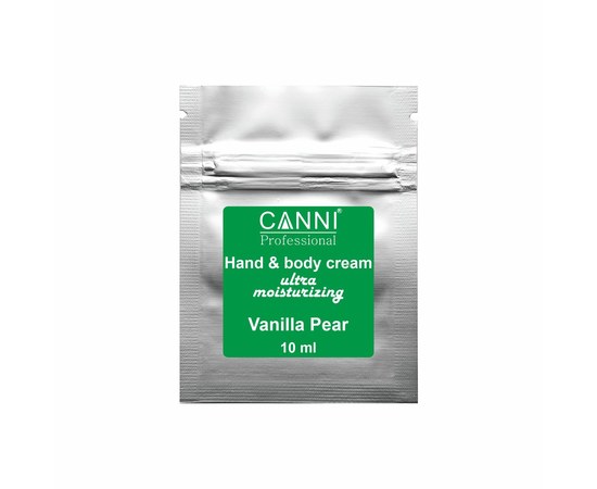 Изображение  Ultra-moisturizing cream for hands and body CANNI Hand&Body cream vanilla pear, 10 ml