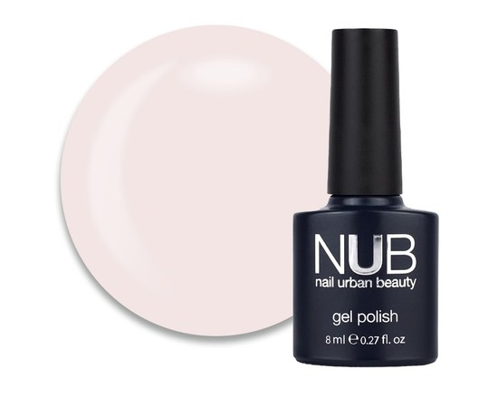 Изображение  Gel polish for nails NUB No. 260 Shell milky-lilac porcelain, 8 ml, Volume (ml, g): 8, Color No.: 260