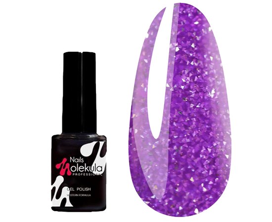 Изображение  Gel nail polish Nails Molekula Flash Effect 6 ml, No. F12, Volume (ml, g): 6, Color No.: F12