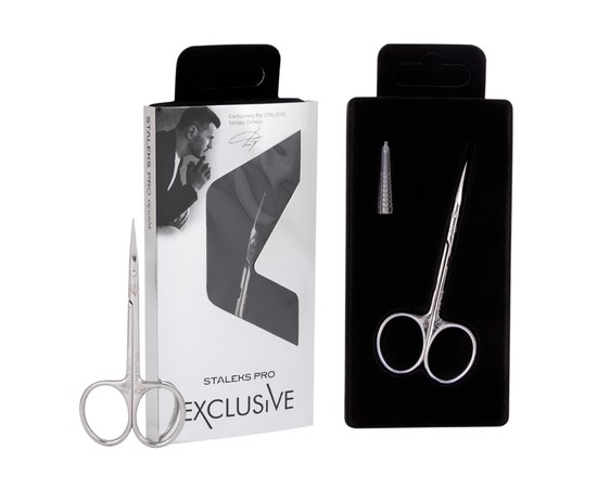 Изображение  Professional cuticle scissors STALEKS PRO EXCLUSIVE 22 TYPE 1 Magnolia SX-22/1