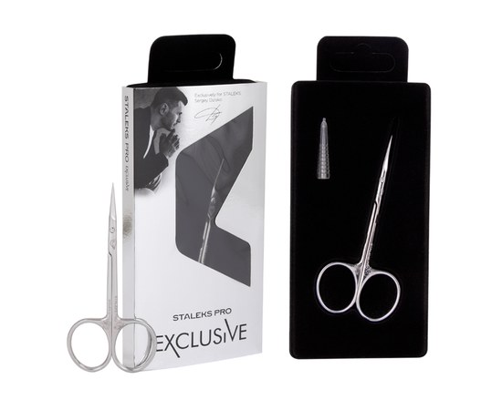 Изображение  Professional cuticle scissors STALEKS PRO EXCLUSIVE 23 TYPE 1 Magnolia SX-23/1
