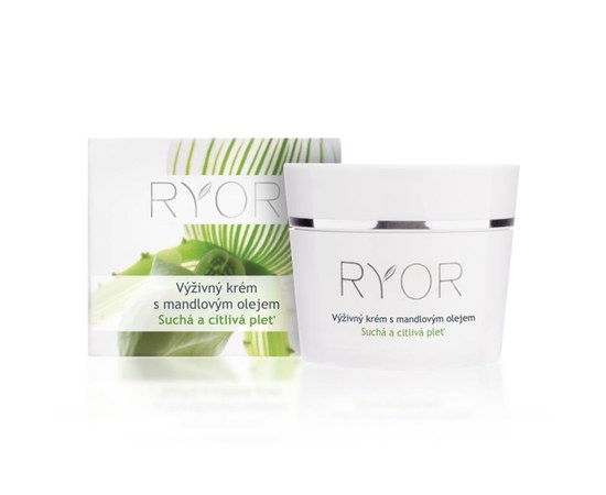 Изображение  Nourishing cream RYOR with almond oil for dry and sensitive skin, 50 ml