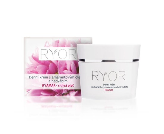Изображение  Day cream RYOR Ryamar with amaranth oil and silk extract, 50 ml