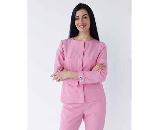 Зображення 5 Медичний костюм жіночий Жаклін рожевий (Віскоза "Еліт") р. 54, "БІЛИЙ ХАЛАТ" 440-337-927, Розмір: 54, Колір: рожевий