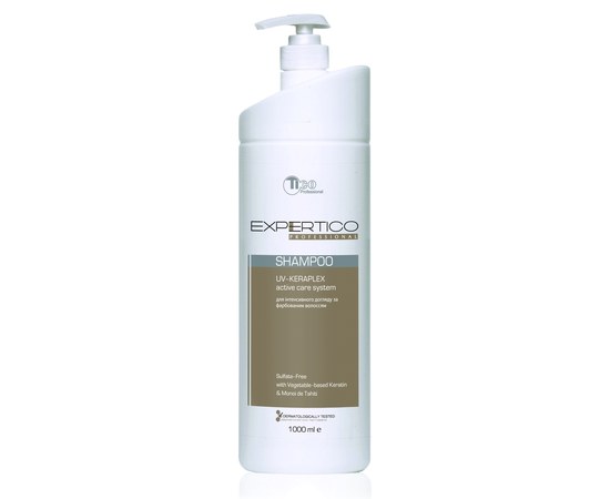 Изображение  Безсульфатный шампунь для окрашенніх волос Tico Expertico Shampoo UV-KERAPLEX, 1000 мл