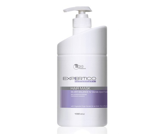 Изображение  Mask for updating the color of bleached hair Tico Expertico Hair Mask Silver Balance, 1000 ml