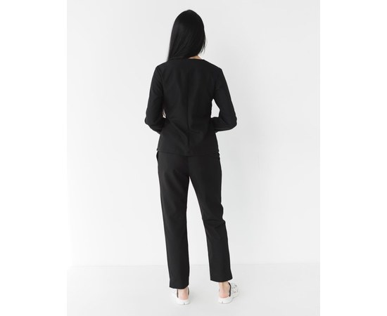 Изображение 3 Medical suit women's Jacqueline black (Viscose "Elite") p. 54, "WHITE COAT" 440-321-927, Size: 54, Color: black