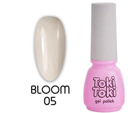 Изображение  Gel polish Toki-Toki Bloom BM05 milky, 5 ml, Volume (ml, g): 5, Color No.: BM05