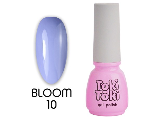 Зображення  Гель-лак Toki-Toki Bloom BM10 блакитний, 5 мл, Об'єм (мл, г): 5, Цвет №: BM10