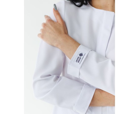Изображение 4 Medical suit women's Jacqueline white (Viscose "Elite") p. 54, "WHITE COAT" 440-324-927, Size: 54, Color: white