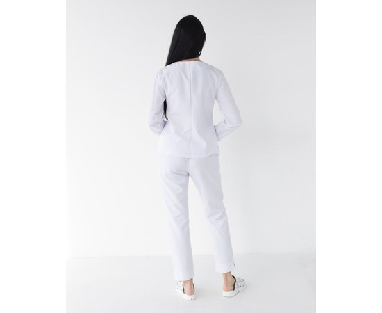 Изображение 2 Medical suit women's Jacqueline white (Viscose "Elite") p. 50, "WHITE COAT" 440-324-927, Size: 50, Color: white