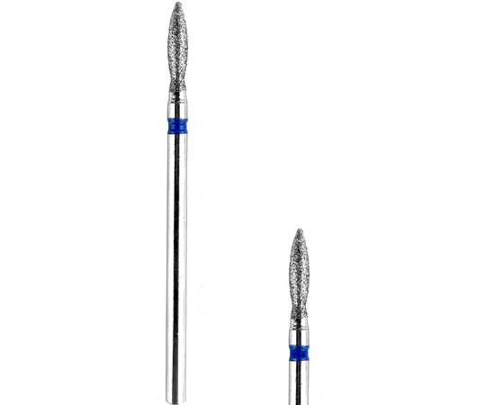 Изображение  Diamond cutter Molekula 243/021B flame blue diameter 2.1 mm / working part 8 mm