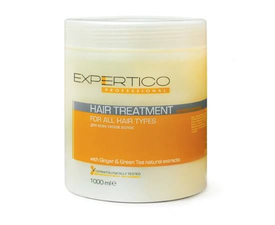 Изображение  Интенсивный уход для всех типов волос Tico Expertico Hair Treatment with Ginger & Green Tea natural extracts, 1000 мл