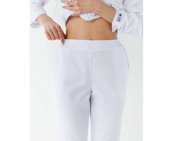 Изображение 5 Medical suit women's Jacqueline white (Viscose "Elite") p. 50, "WHITE COAT" 440-324-927, Size: 50, Color: white