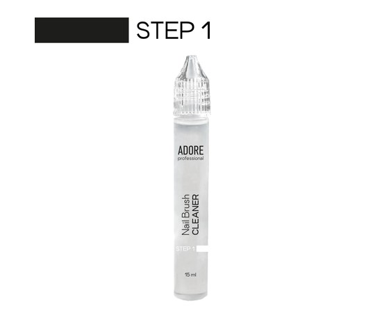 Изображение 2 Система ухода за маникюрными кистями Adore Nail Brush Care System, 2х15 мл