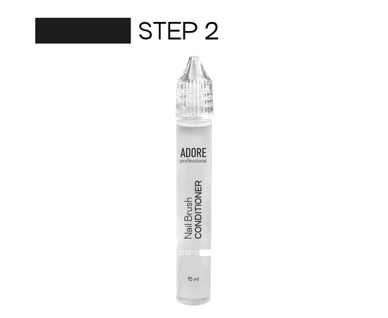 Изображение 3 Система ухода за маникюрными кистями Adore Nail Brush Care System, 2х15 мл