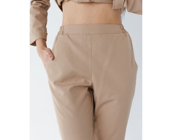 Изображение 7 Medical suit women's Jacqueline sand (Viscose "Elite") p. 50, "WHITE COAT" 440-323-920, Size: 50, Color: sand
