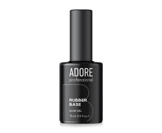 Изображение  Adore Rubber Base with brush, 15 ml, Volume (ml, g): 15