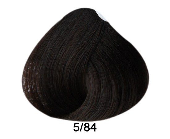 Изображение  Краска для волос Brelil Prestige 5/84 Темно-коричневый табак, 100 мл, Объем (мл, г): 100, Цвет №: 5/84