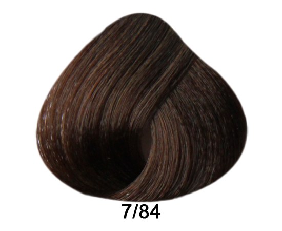 Изображение  Краска для волос Brelil Prestige 7/84 Табачный блондин, 100 мл, Объем (мл, г): 100, Цвет №: 7/84
