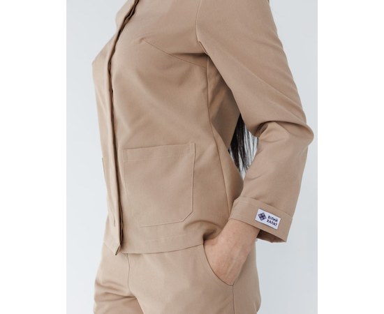 Изображение 4 Medical suit women's Jacqueline sand (Viscose "Elite") p. 48, "WHITE COAT" 440-323-920, Size: 48, Color: sand