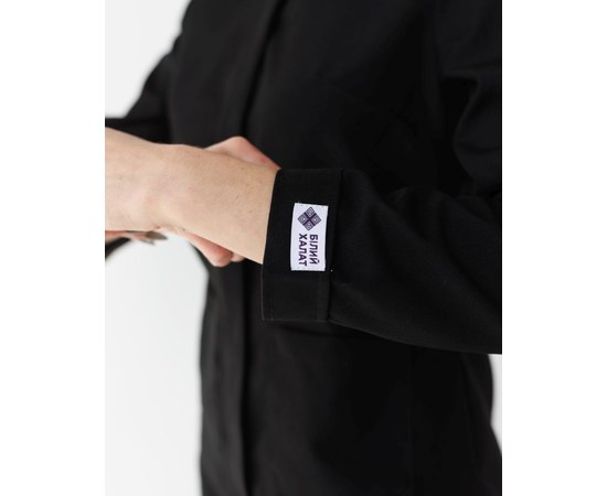 Изображение 7 Medical suit women's Jacqueline black (Viscose "Elite") p. 54, "WHITE COAT" 440-321-927, Size: 54, Color: black