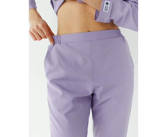 Изображение 7 Medical suit women's Jacqueline lavender (Viscose "Elite") p. 50, "WHITE COAT" 440-353-927, Size: 50, Color: lavender