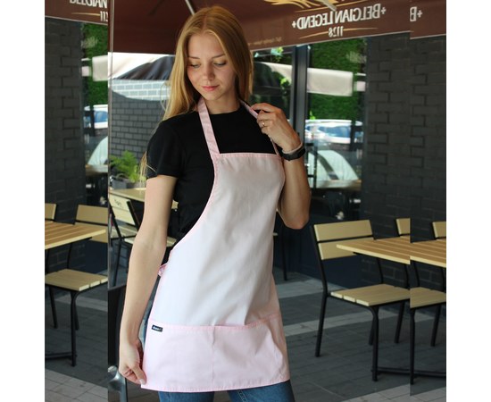 Изображение 2 Short apron with 3 pockets pink Nibano 2003.PI