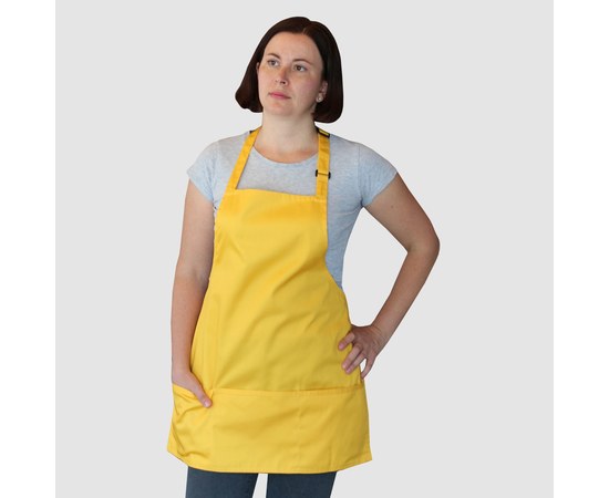 Изображение  Short apron with 3 pockets yellow Nibano 2003.WO