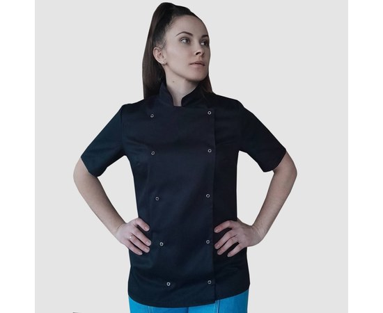 Изображение  Women's coat short sleeve black XL Nibano 4100.BL.XL, Size: XL, Color: black